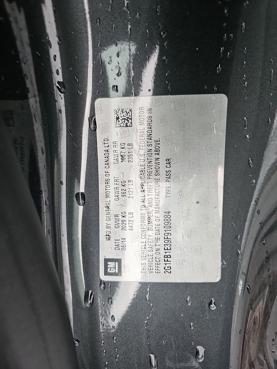 2015 Chevrolet Camaro 2LS RWD