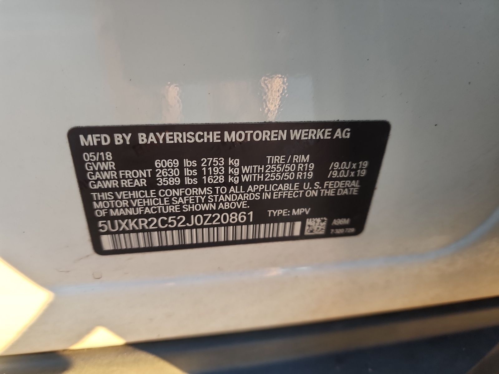 2018 BMW X5 35IS XLINE RWD