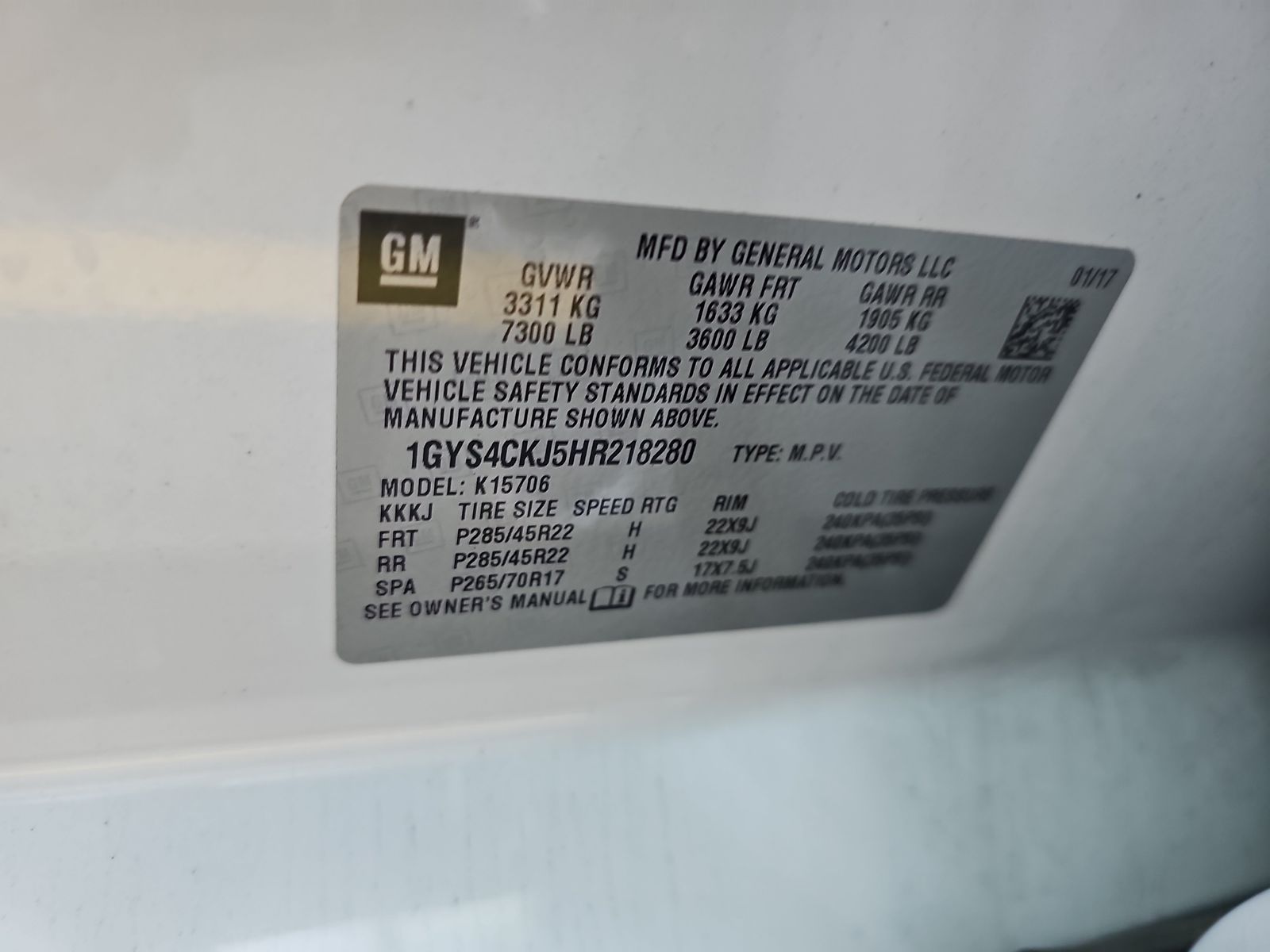 2017 Cadillac Escalade Premium Luxury AWD