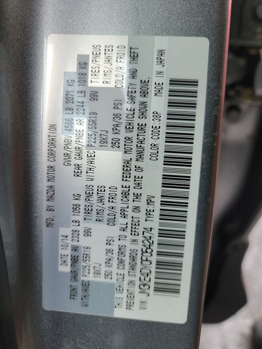 2015 MAZDA CX-5 Grand Touring AWD