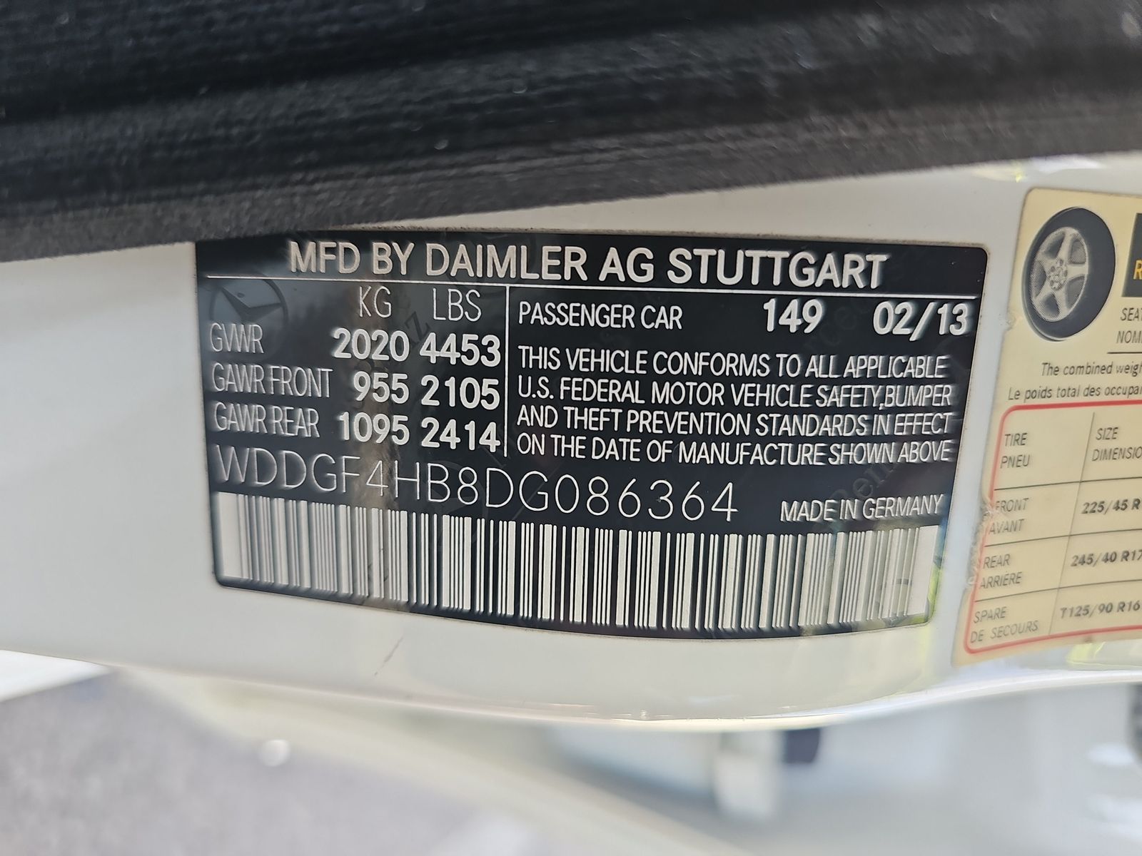 2013 Mercedes-Benz C-Class C250 RWD