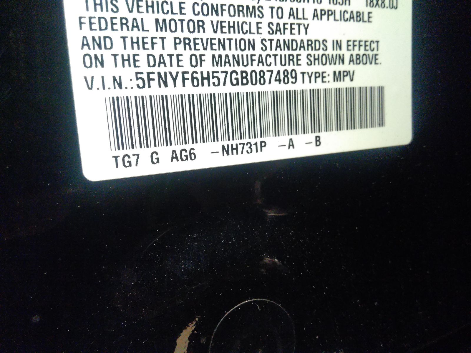 2016 Honda Pilot EX-L AWD