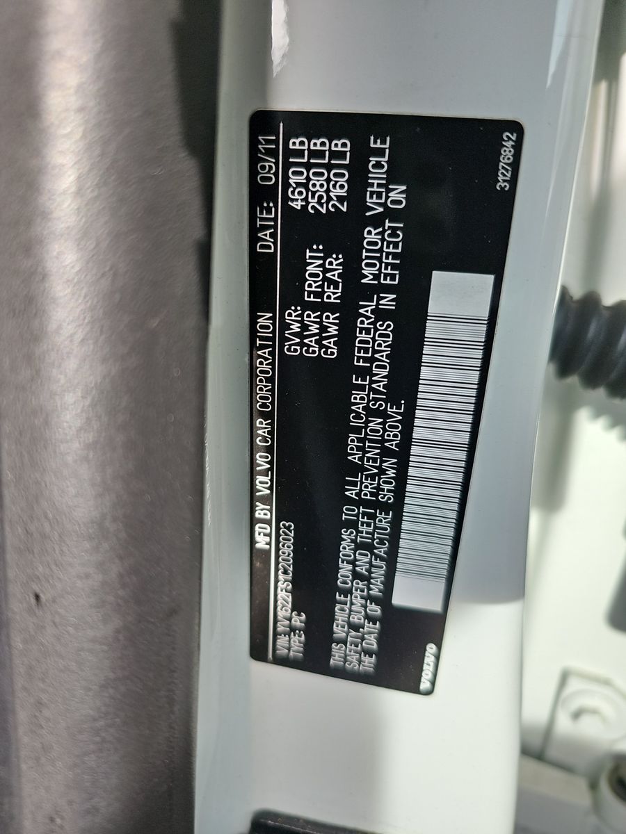 2012 Volvo S60 T5 FWD