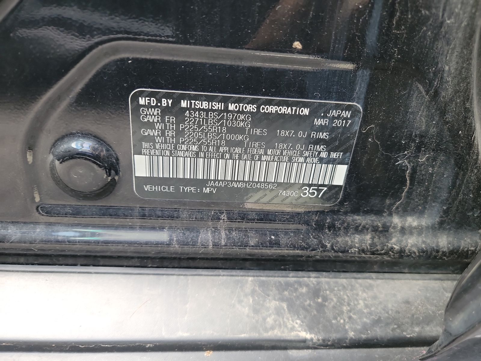 2017 Mitsubishi Outlander Sport SE 2.4 FWD