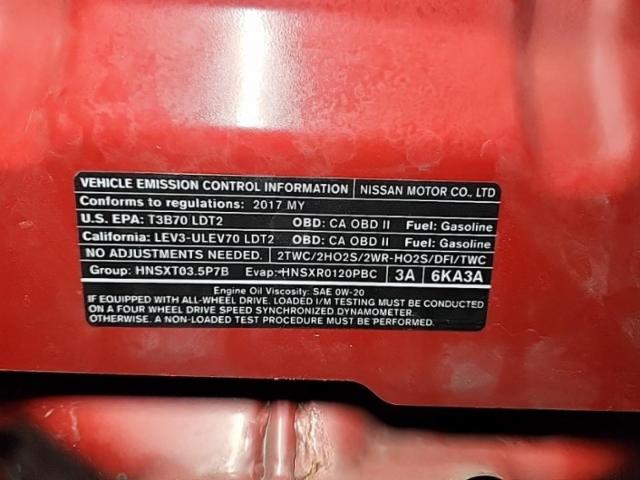 2017 Nissan Pathfinder SV FWD