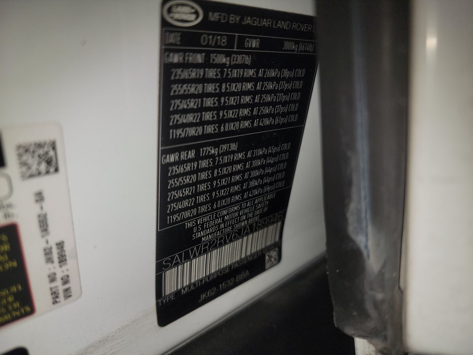 2018 Land Rover Range Rover Sport HSE AWD