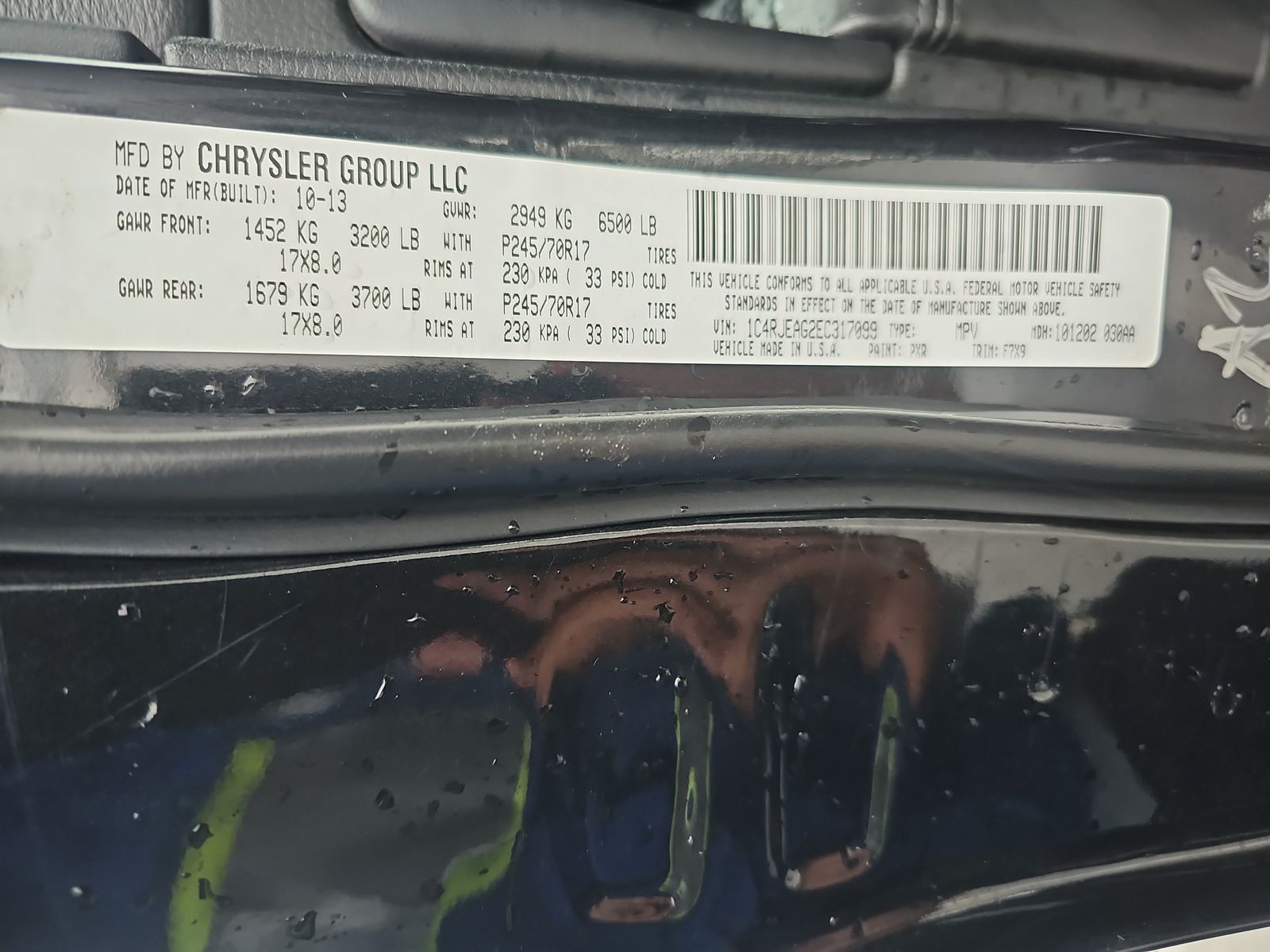 2014 Jeep Grand Cherokee LAREDO RWD