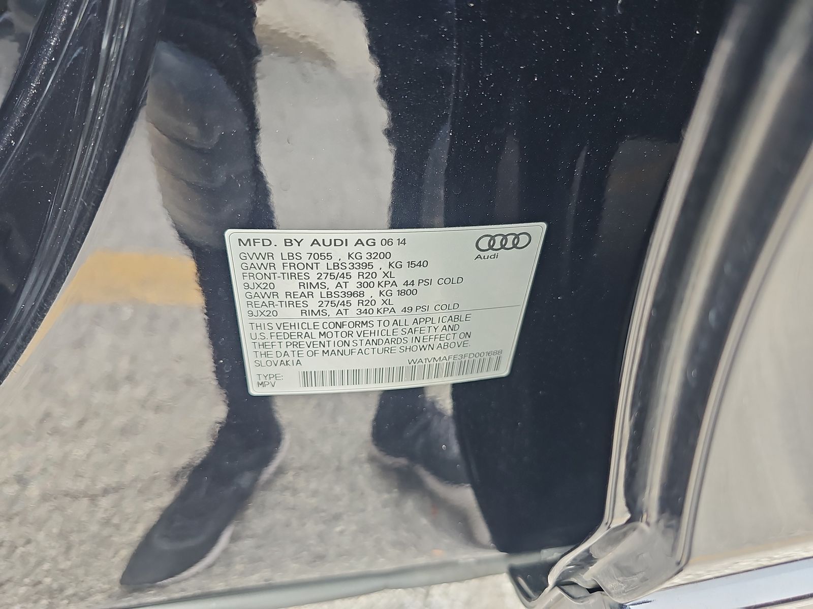 2015 Audi Q7 TDI PREST AWD