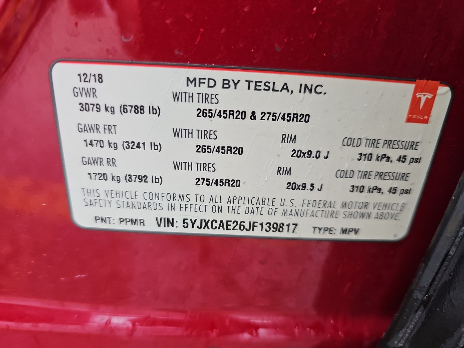 2018 Tesla Model X 100D AWD