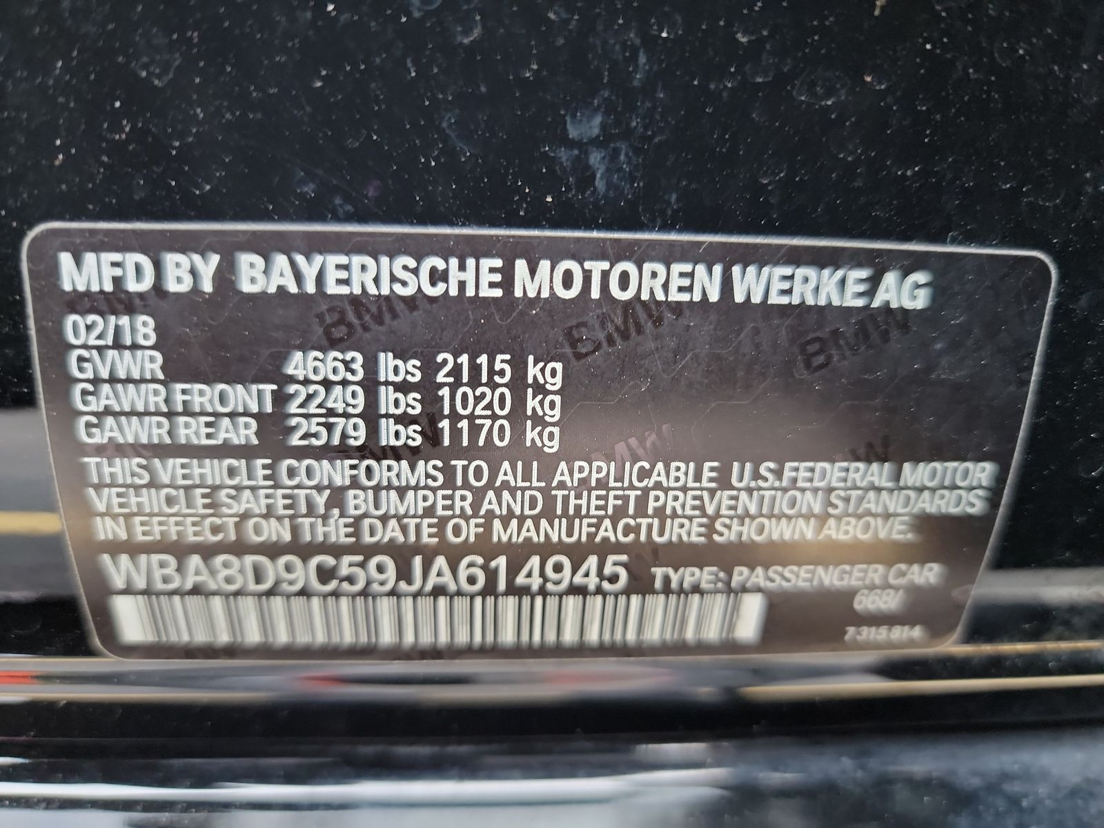 2018 BMW 3 Series 330IX SPT AWD