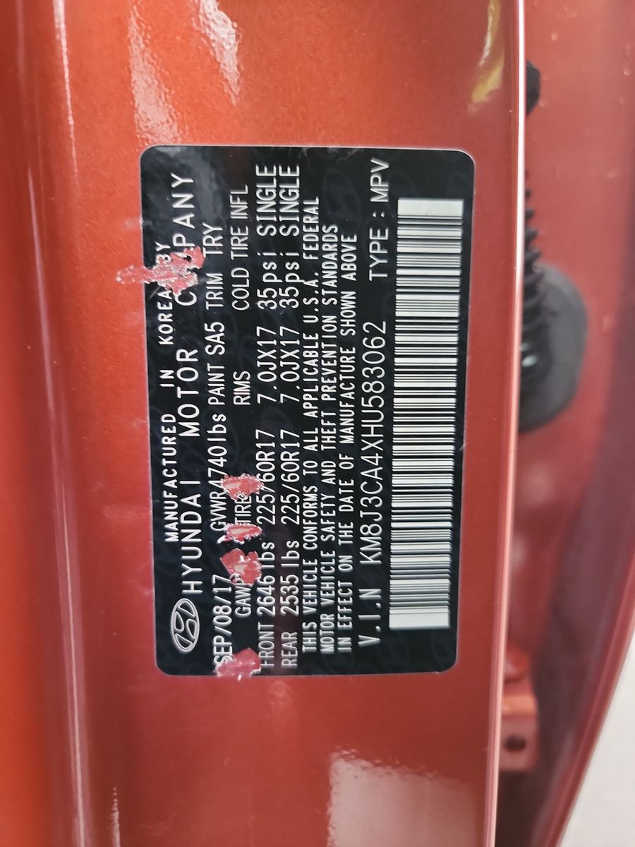 2017 Hyundai Tucson SE AWD