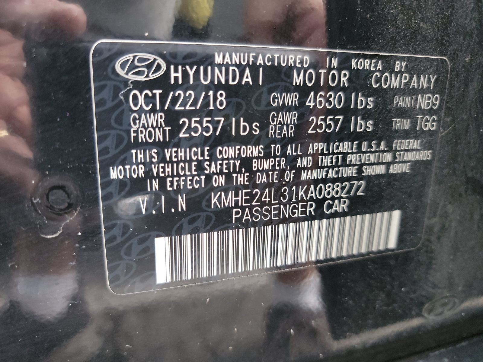 2019 Hyundai Sonata SE FWD