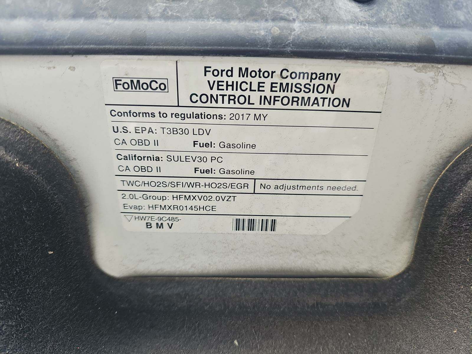 2017 Ford Fusion HYBRID SE FWD