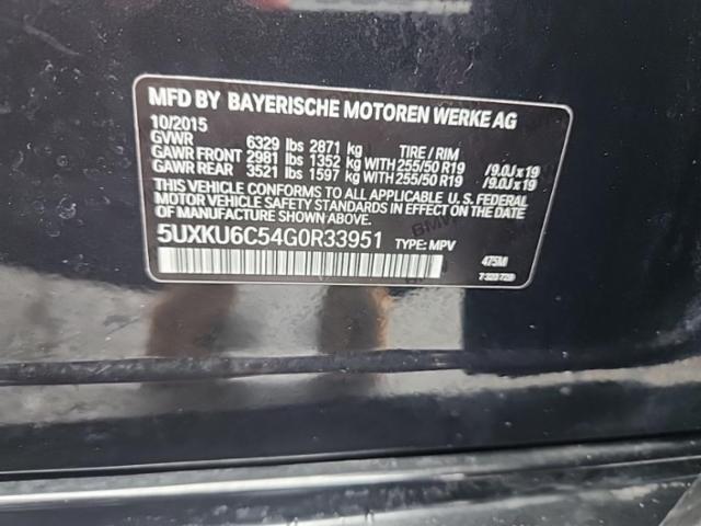 2016 BMW X6 xDrive50i AWD