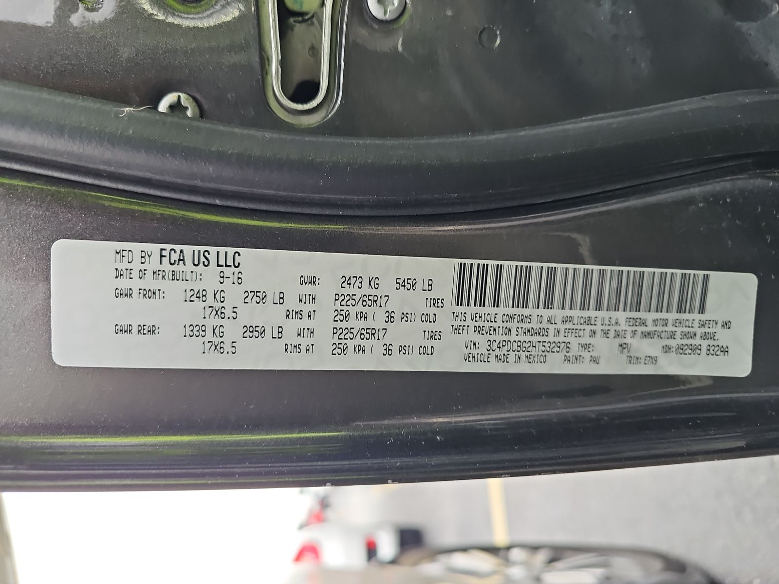 2017 Dodge Journey SXT FWD