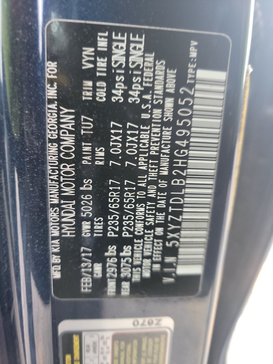 2017 Hyundai Santa Fe Sport 2.4L AWD