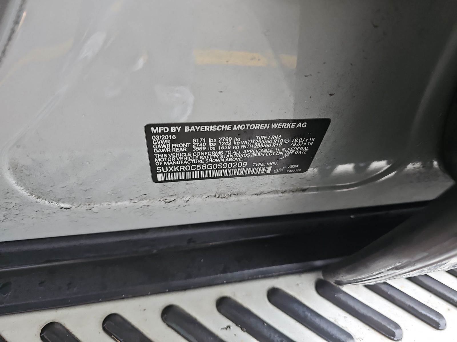 2016 BMW X5 XDRIVE35I AWD