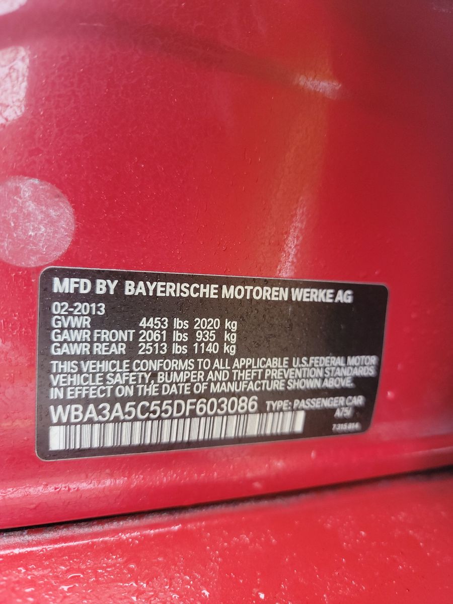 2013 BMW 3 Series 328I RWD