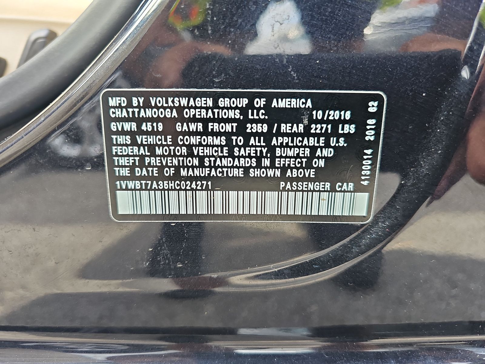 2017 Volkswagen Passat 1.8T SE FWD