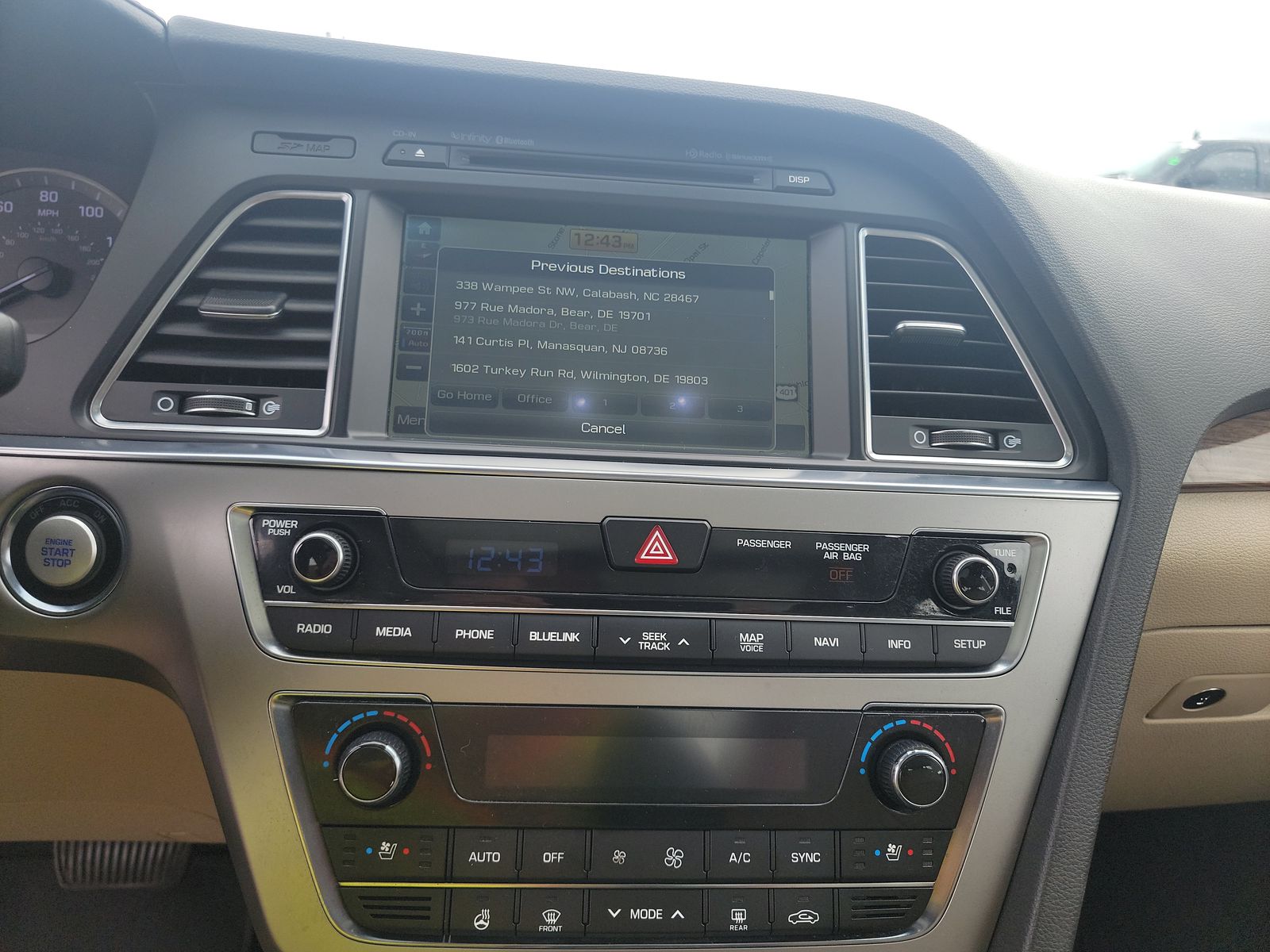 2015 Hyundai Sonata 2.4L LTD FWD