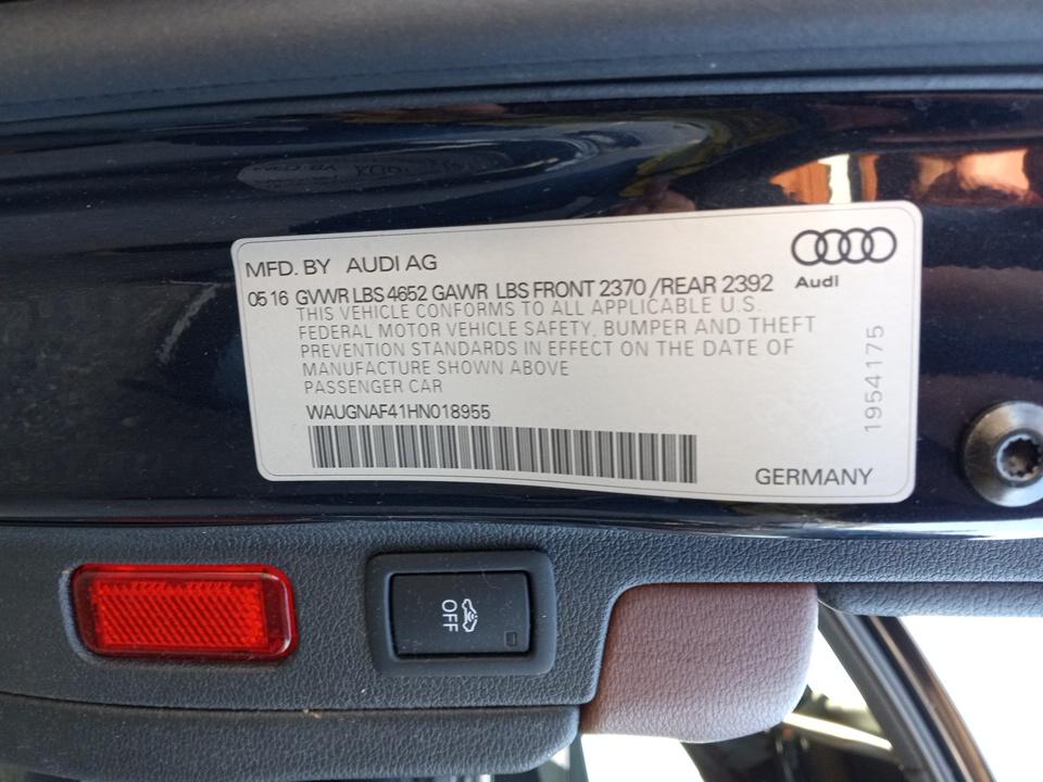 2017 Audi A4 Premium FWD