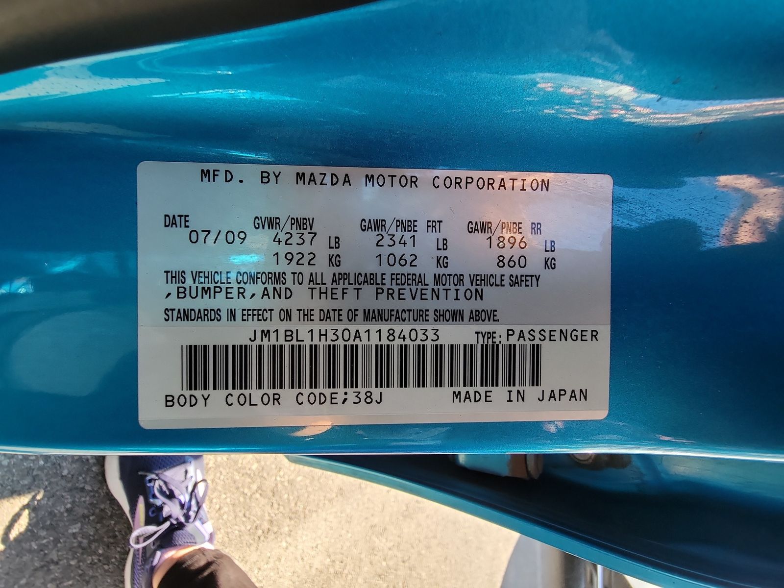 2010 MAZDA MAZDA3 SPORT FWD