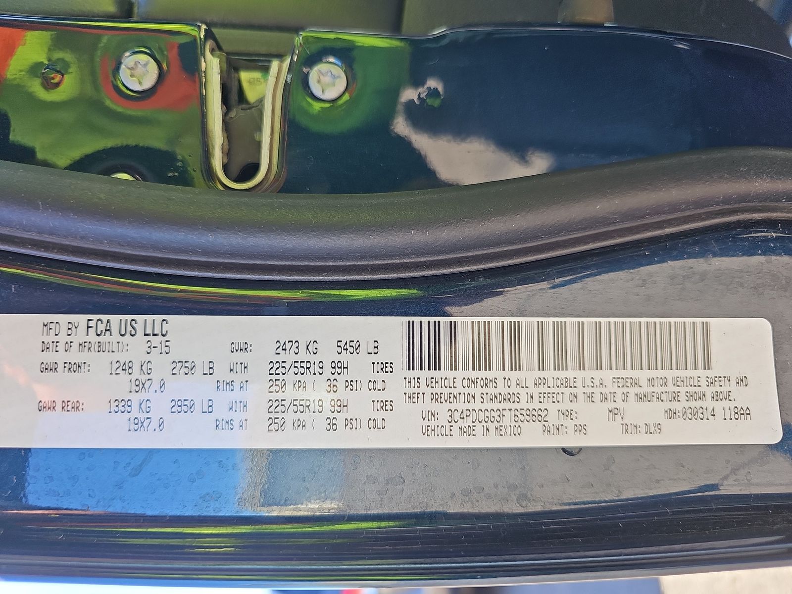 2015 Dodge Journey CROSSROAD FWD