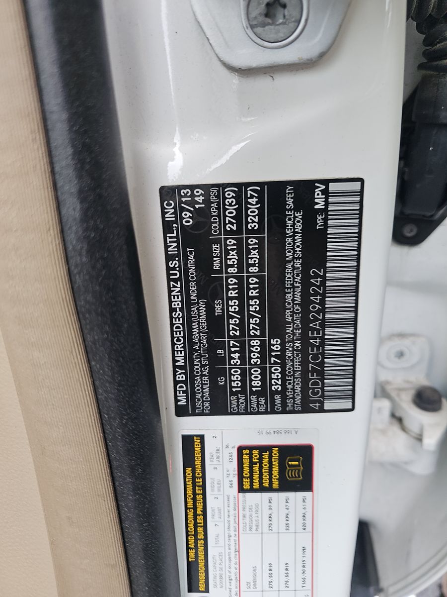 2014 Mercedes-Benz GL-Class GL450 AWD