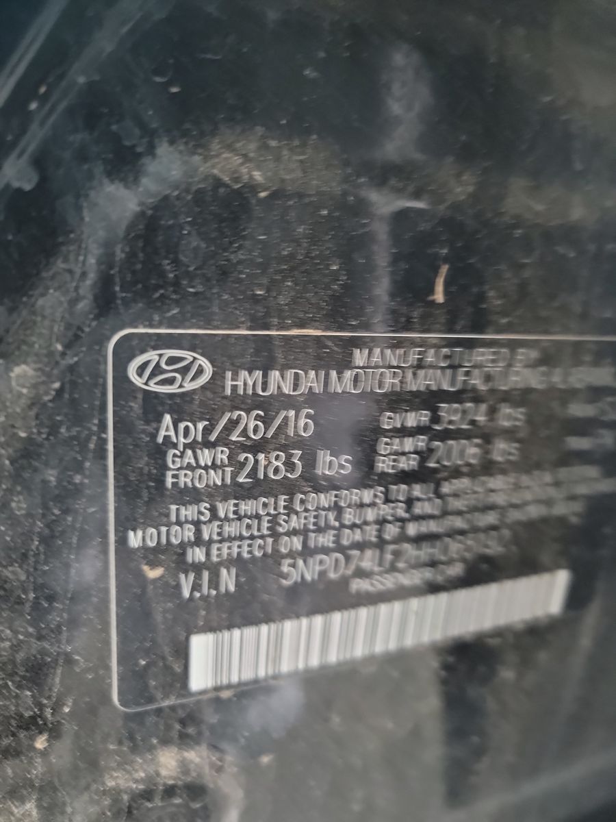 2017 Hyundai Elantra SE FWD