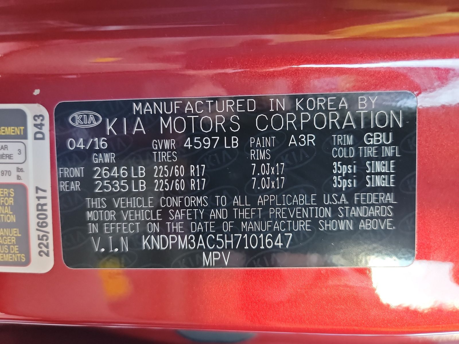 2017 Kia Sportage LX FWD