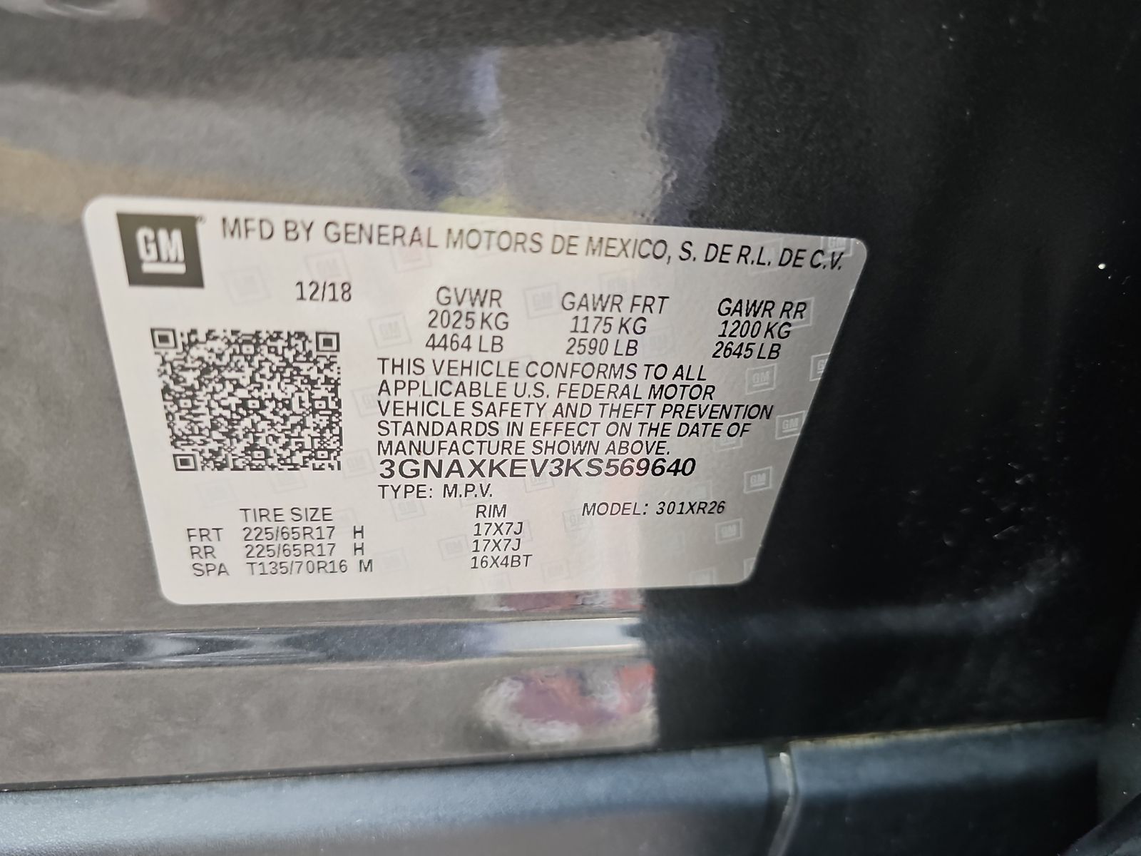 2019 Chevrolet Equinox LT FWD