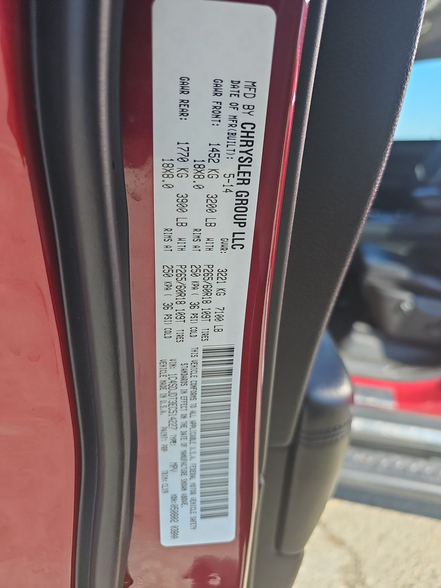 2014 Dodge Durango LIMITED AWD