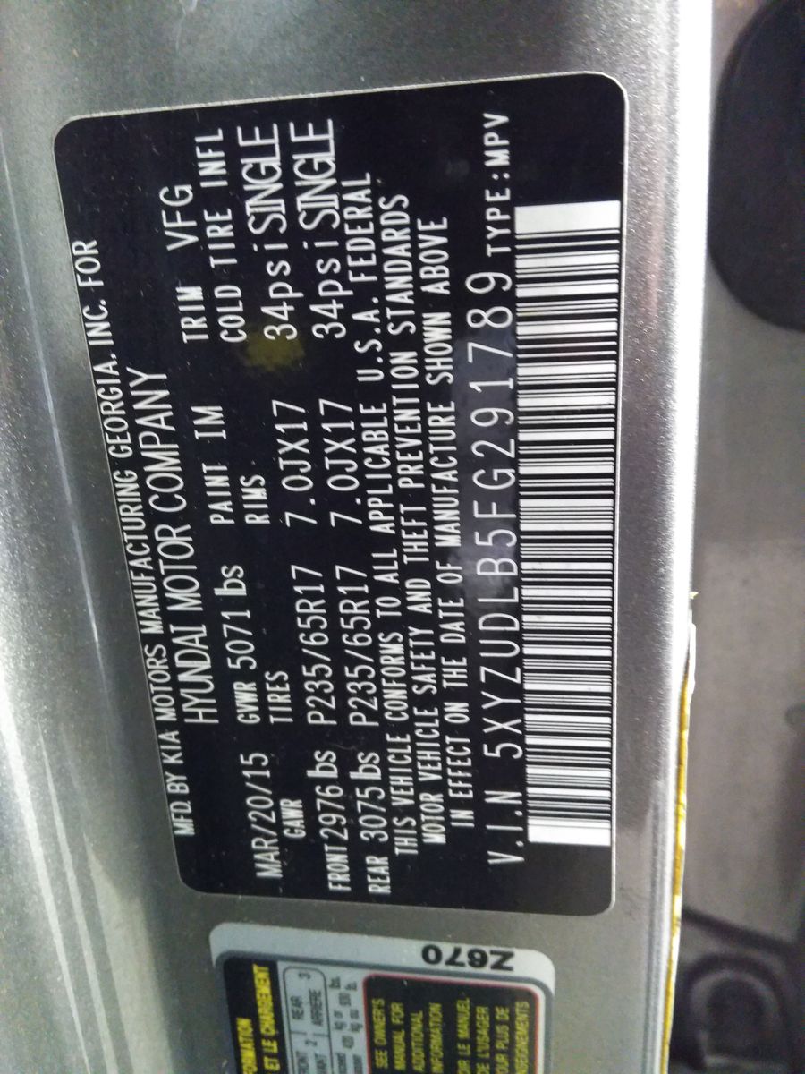 2015 Hyundai Santa Fe Sport  AWD