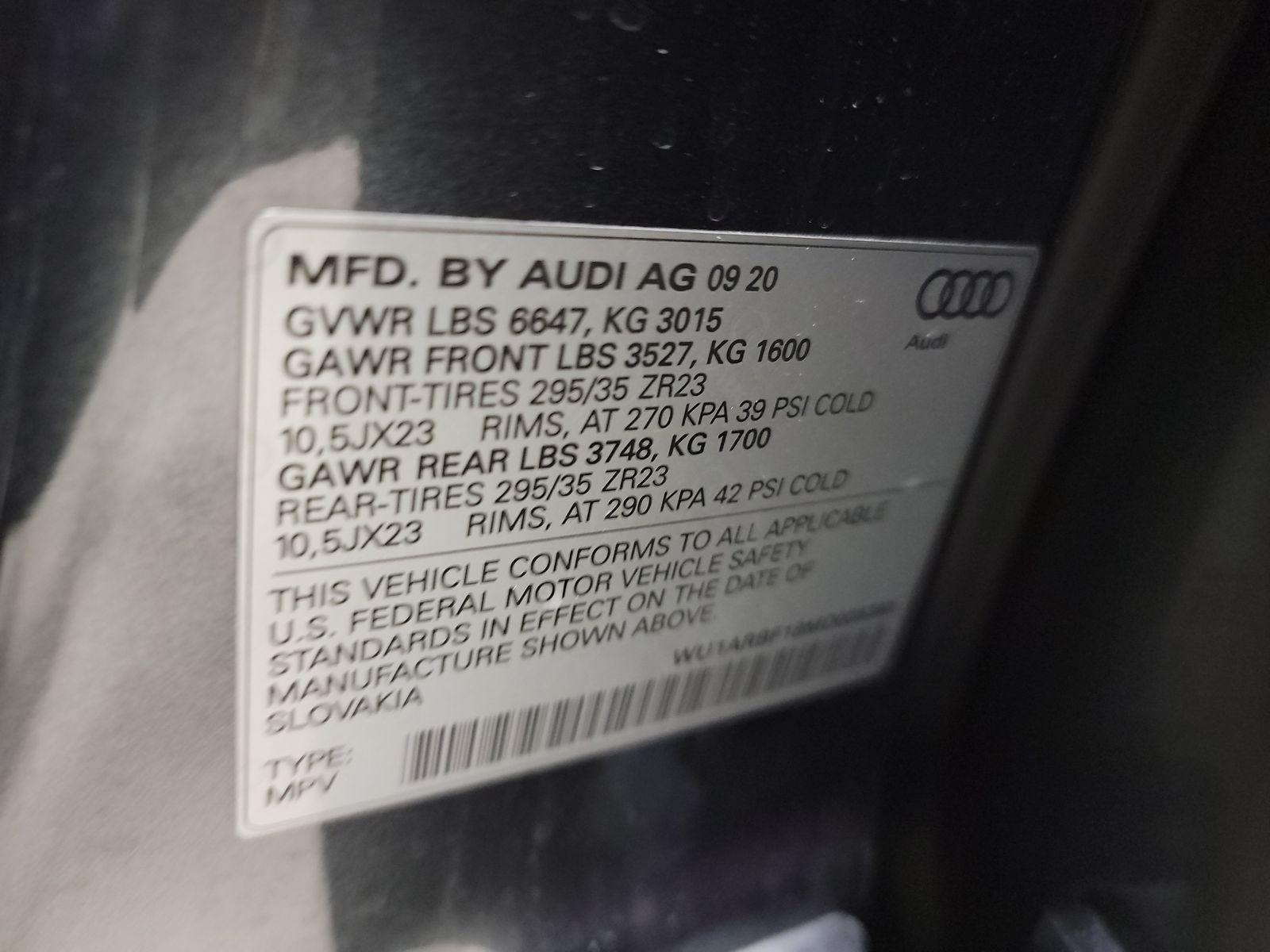 2021 Audi RS Q8  AWD