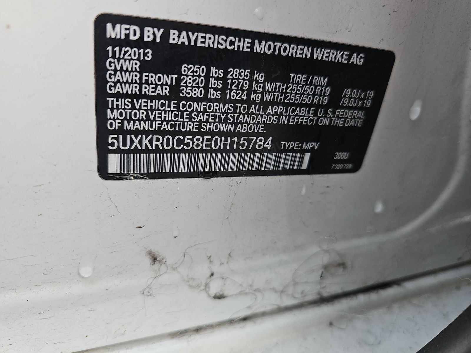 2014 BMW X5 35IX MSPT AWD