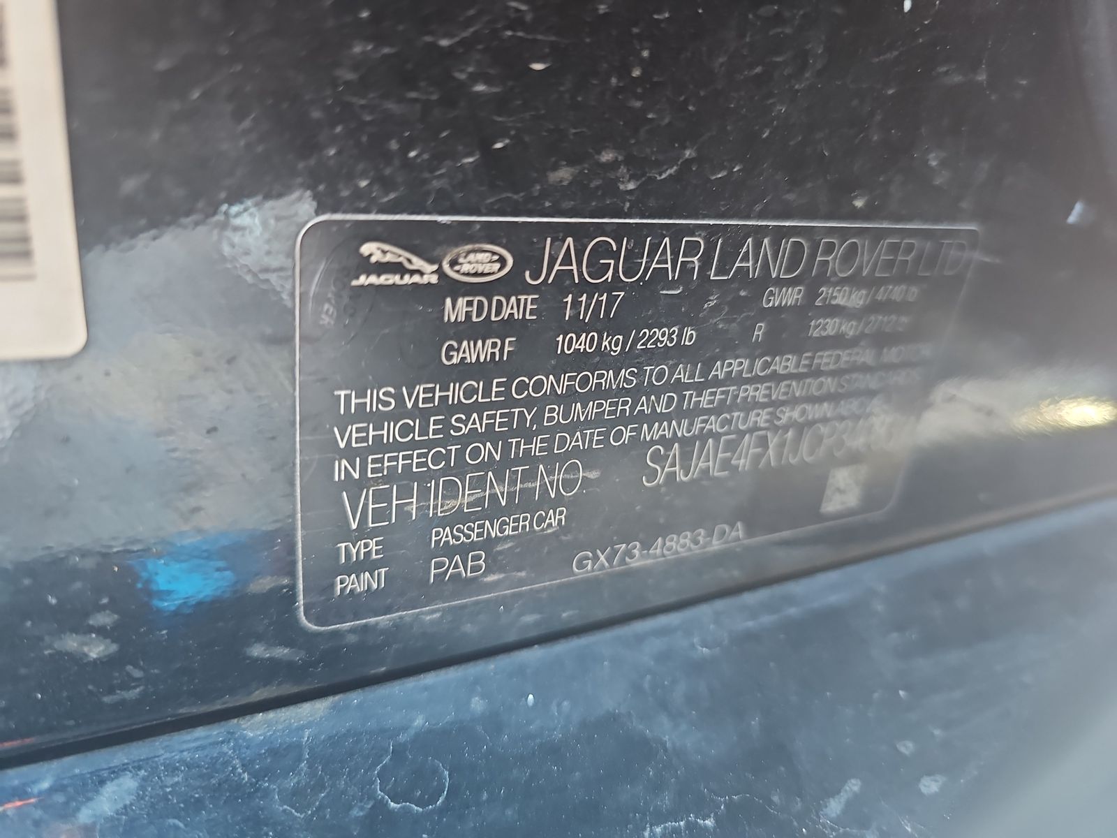 2018 Jaguar XE PRESTIGE RWD