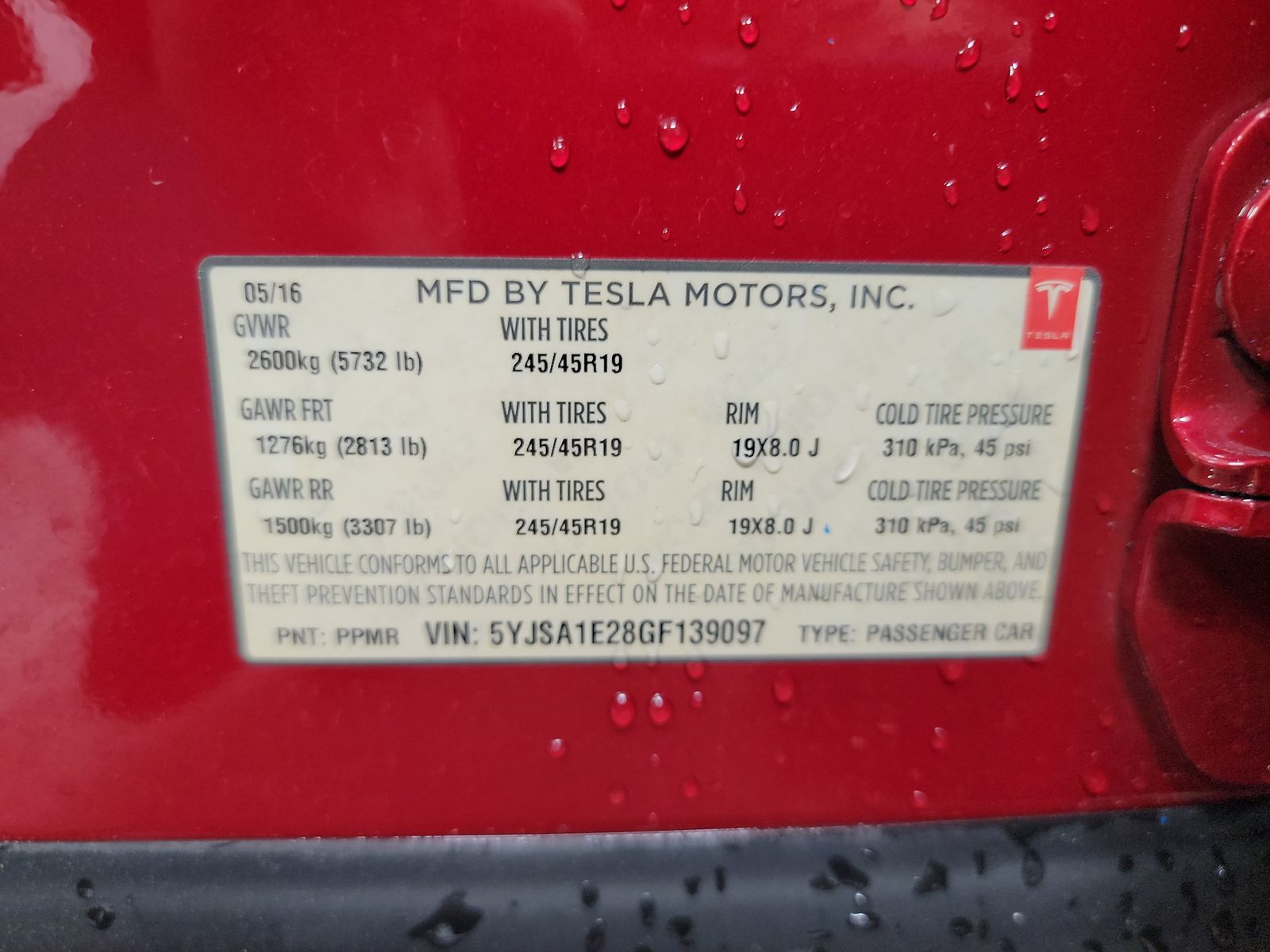 2016 Tesla Model S 75D AWD