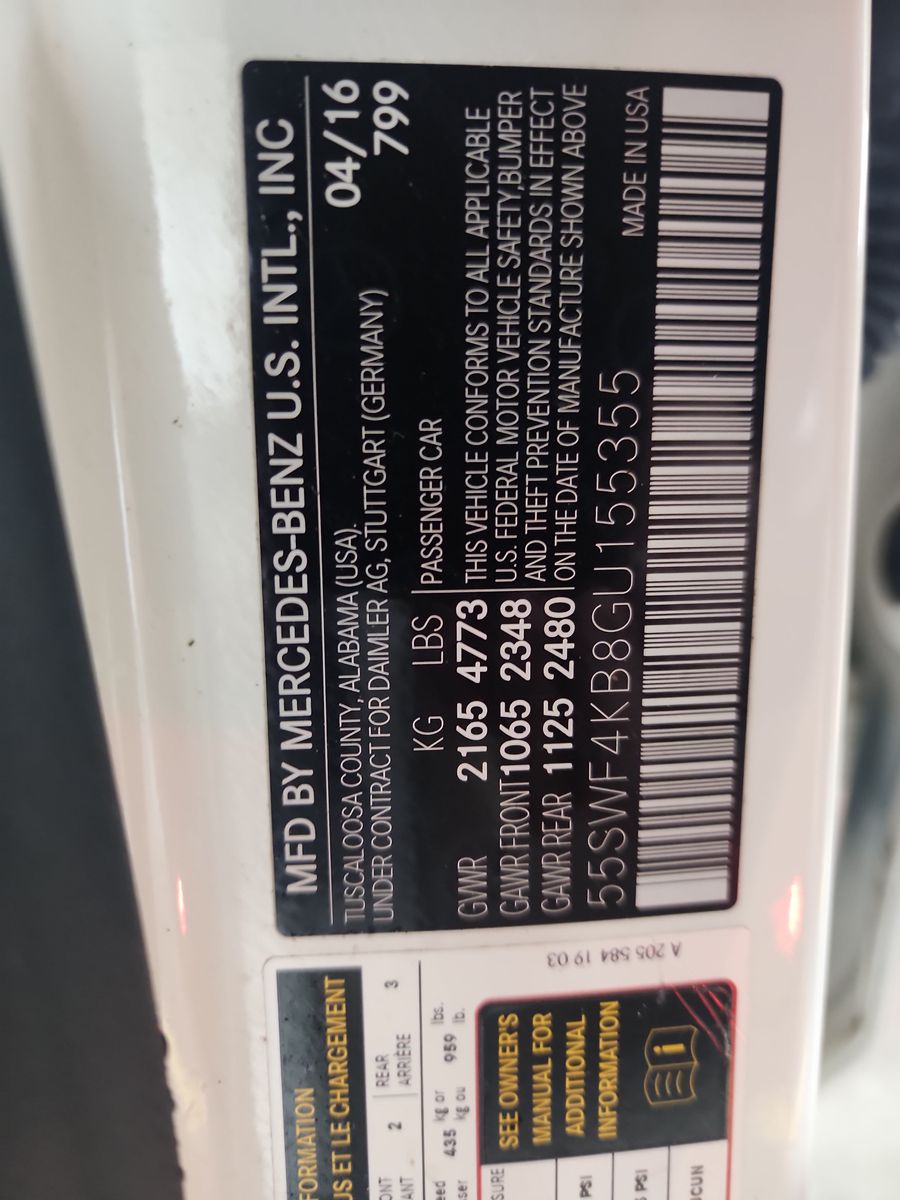 2016 Mercedes-Benz C-Class C300 AWD