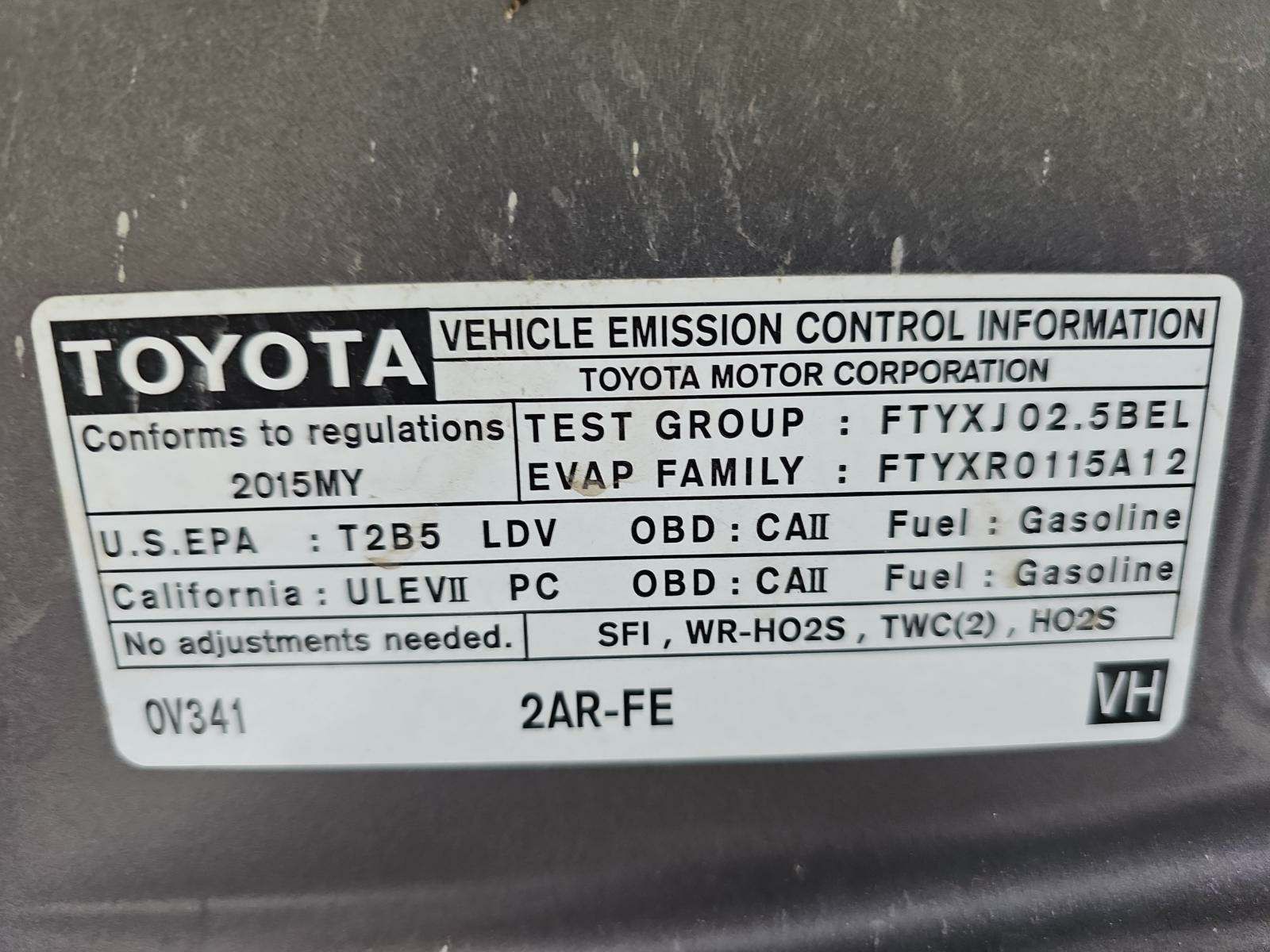 2015 Toyota Camry SE FWD