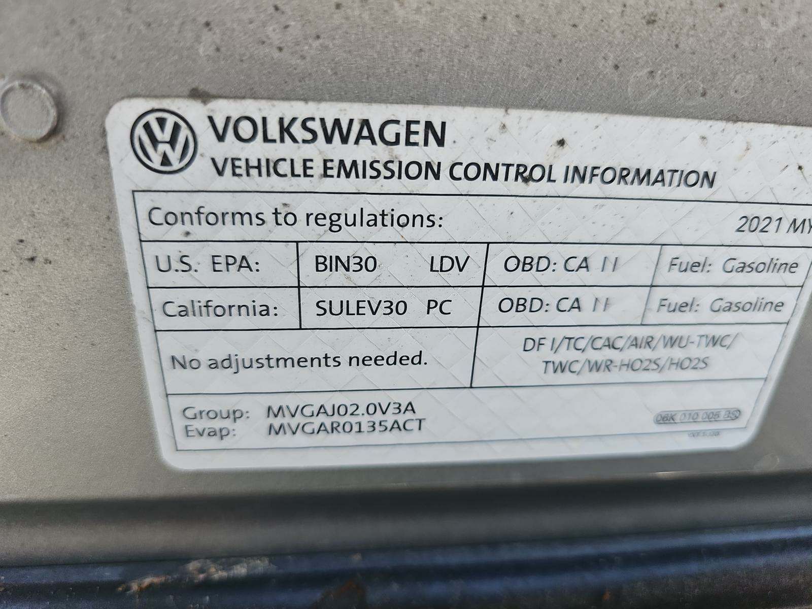 2021 Volkswagen Tiguan SE FWD