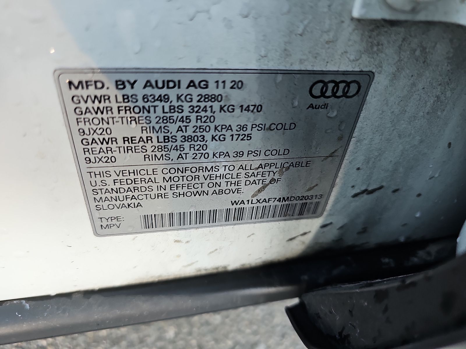 2021 Audi Q7 PREMIUM  AWD
