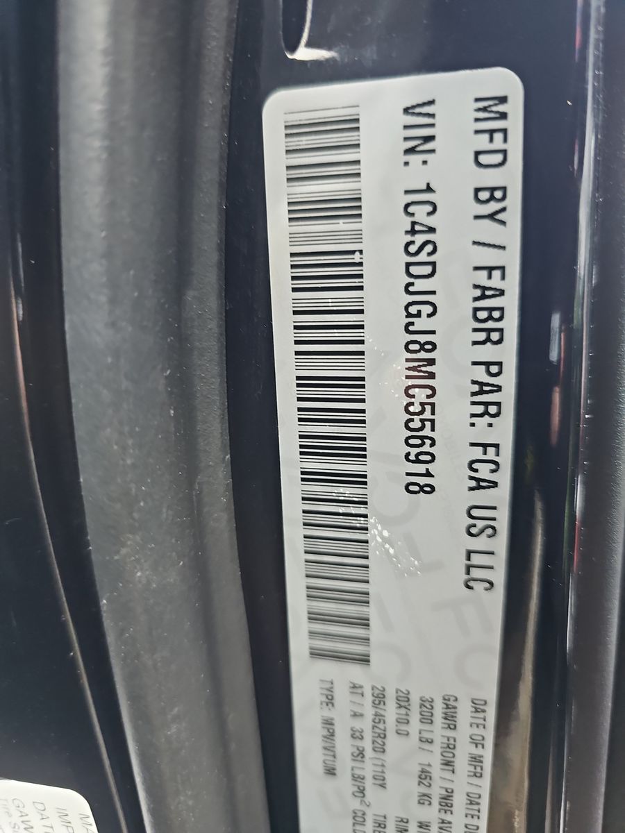 2021 Dodge Durango SRT 392 AWD