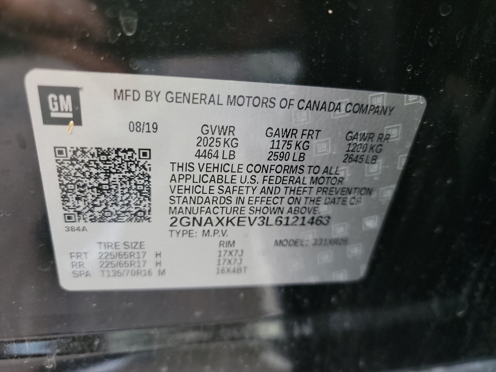 2020 Chevrolet Equinox LT FWD