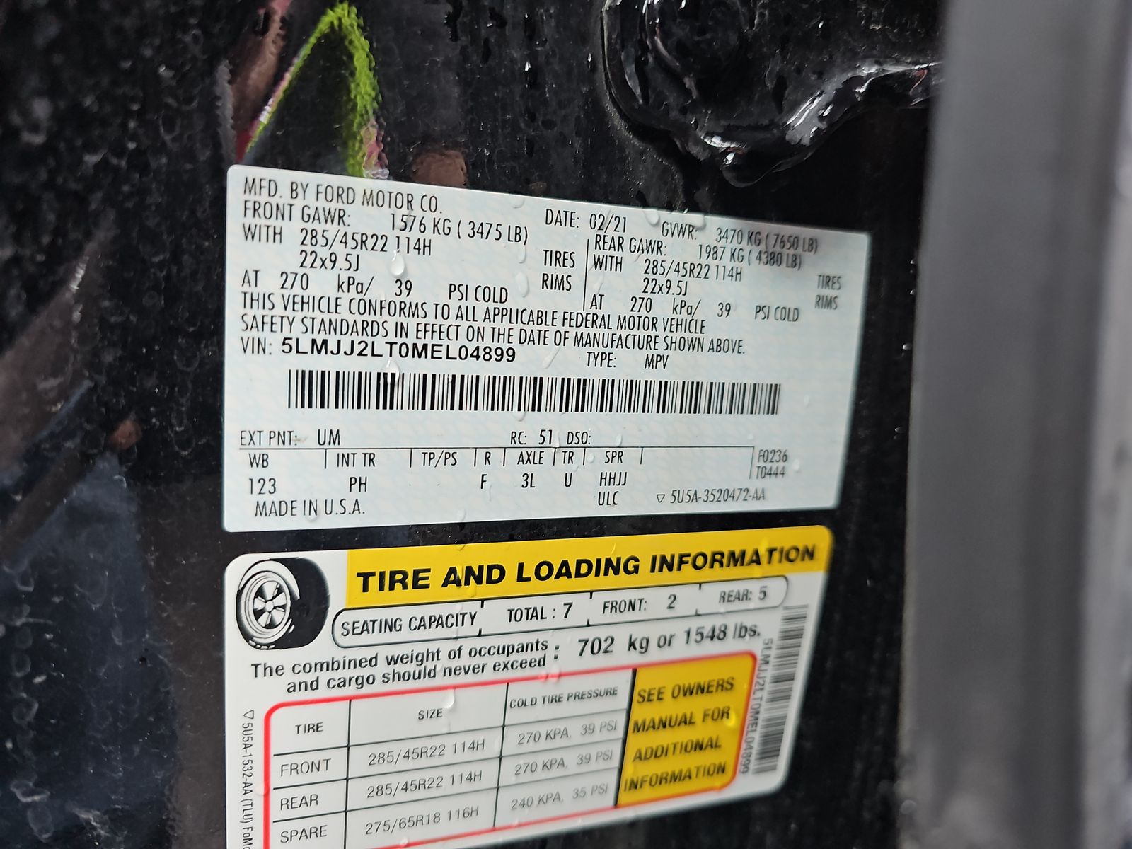 2021 Lincoln Navigator RESERVE AWD