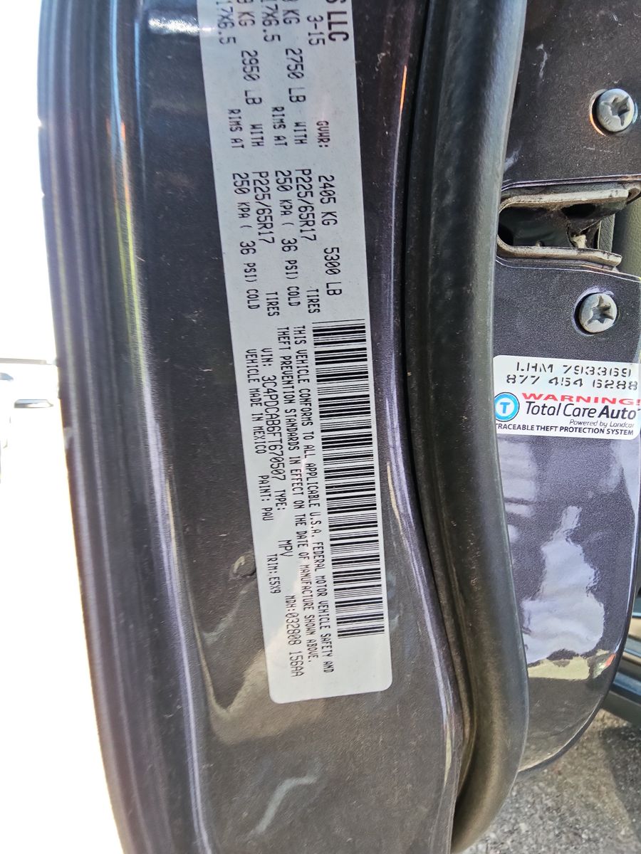 2015 Dodge Journey VALUE PKG FWD