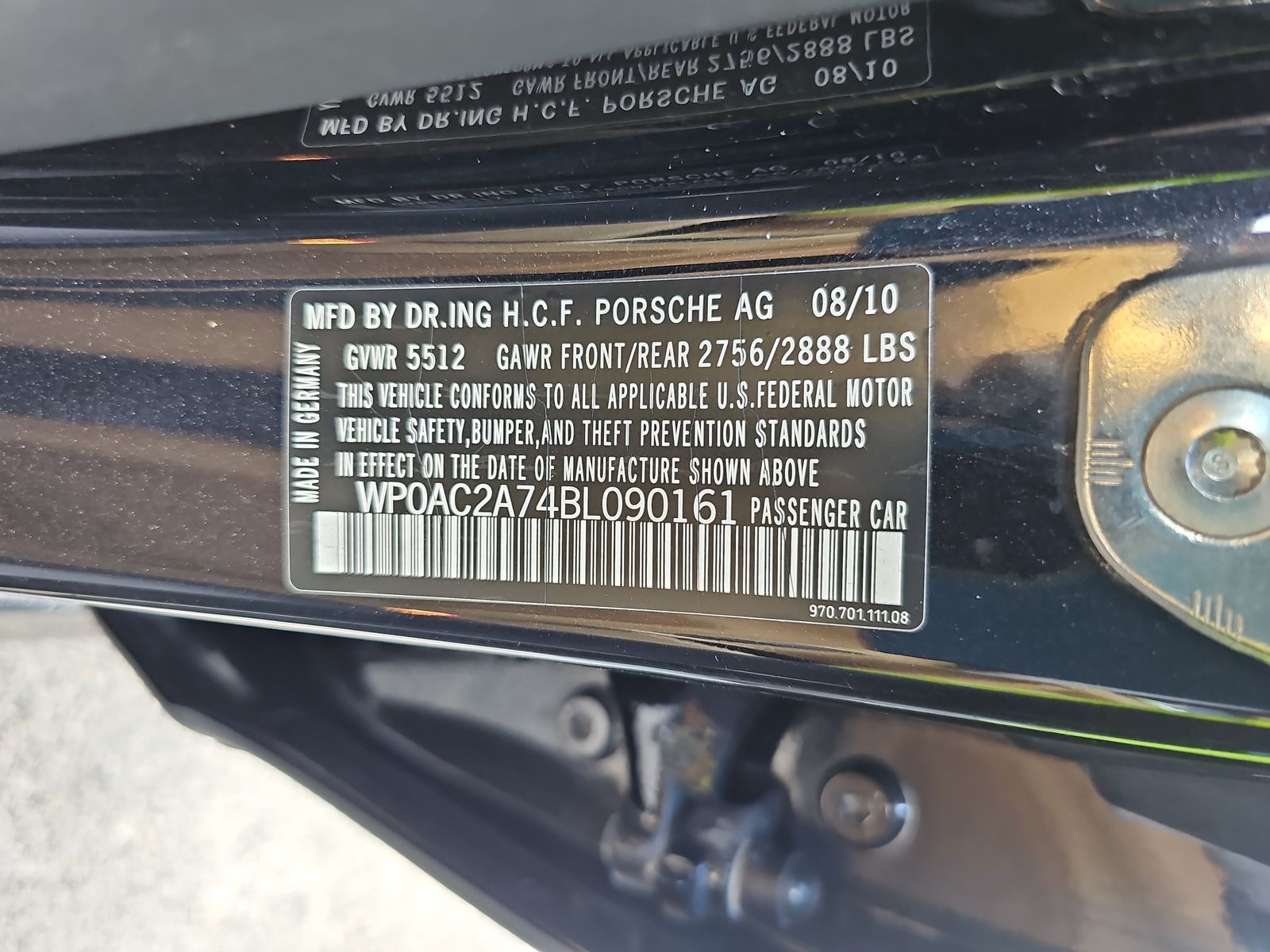 2011 Porsche Panamera Turbo AWD