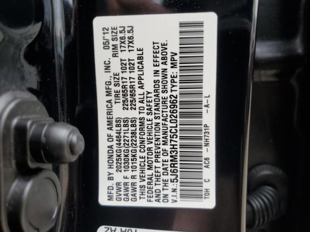 2012 Honda CR-V EX-L FWD