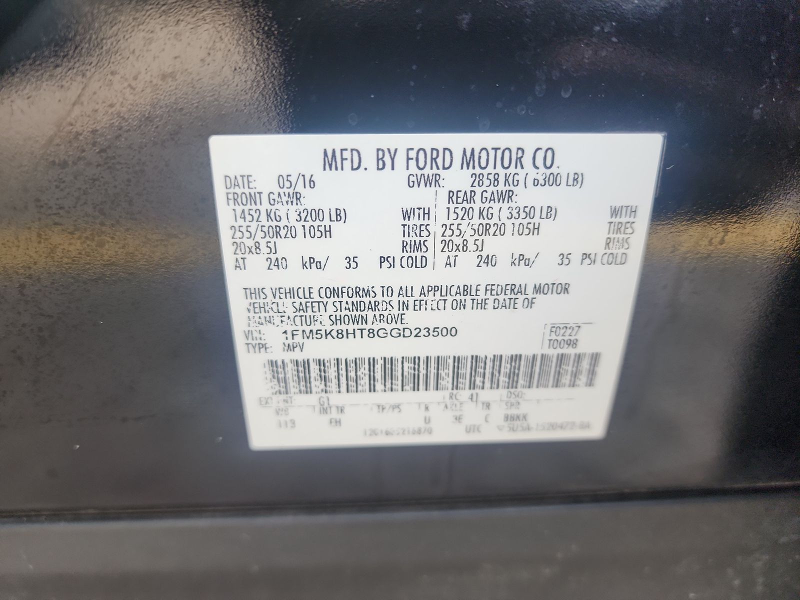 2016 Ford Explorer Platinum AWD