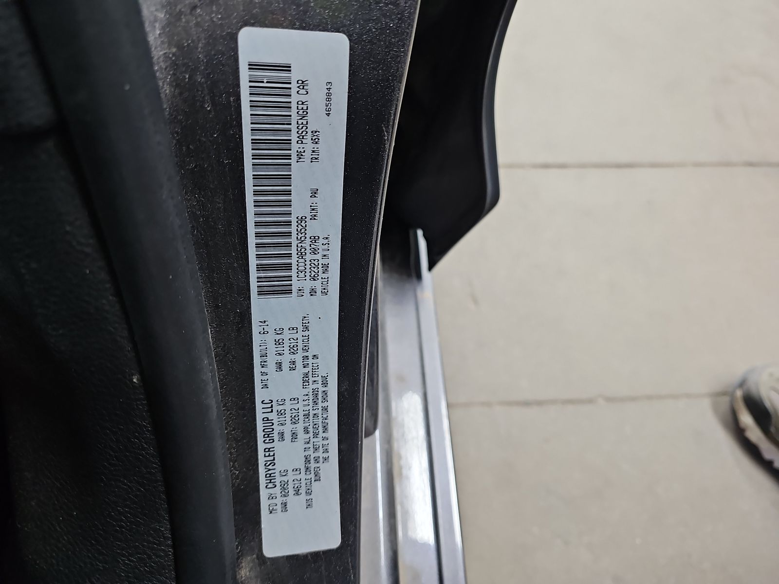 2015 Chrysler 200 LIMITED FWD