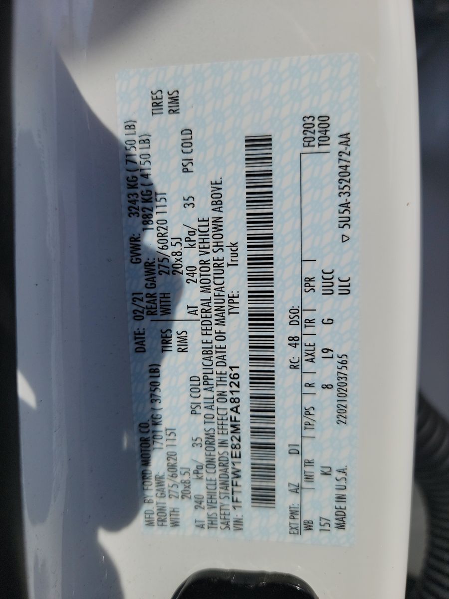 2021 Ford F-150 KING RANCH AWD